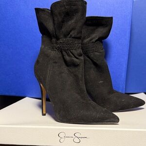Jessica Simpson Black Heeled Boots